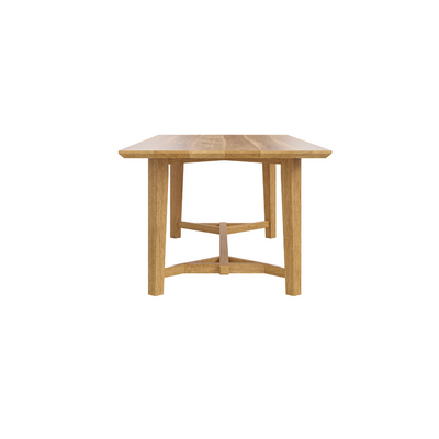 Solid Wood Dining Table - Hayrake - White Oak