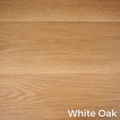 Modern Wood Dining Table - Trestle - White Oak